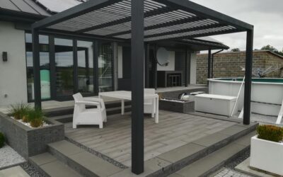 Pergola i zadaszenie tarasu w Łodzi